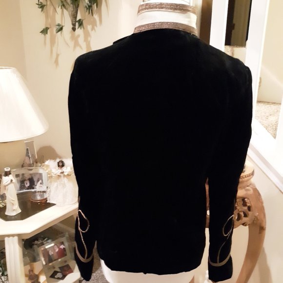 Denim & Supply Black Velvet Jacket NWT Sz M SOLD - Picture 4 of 16